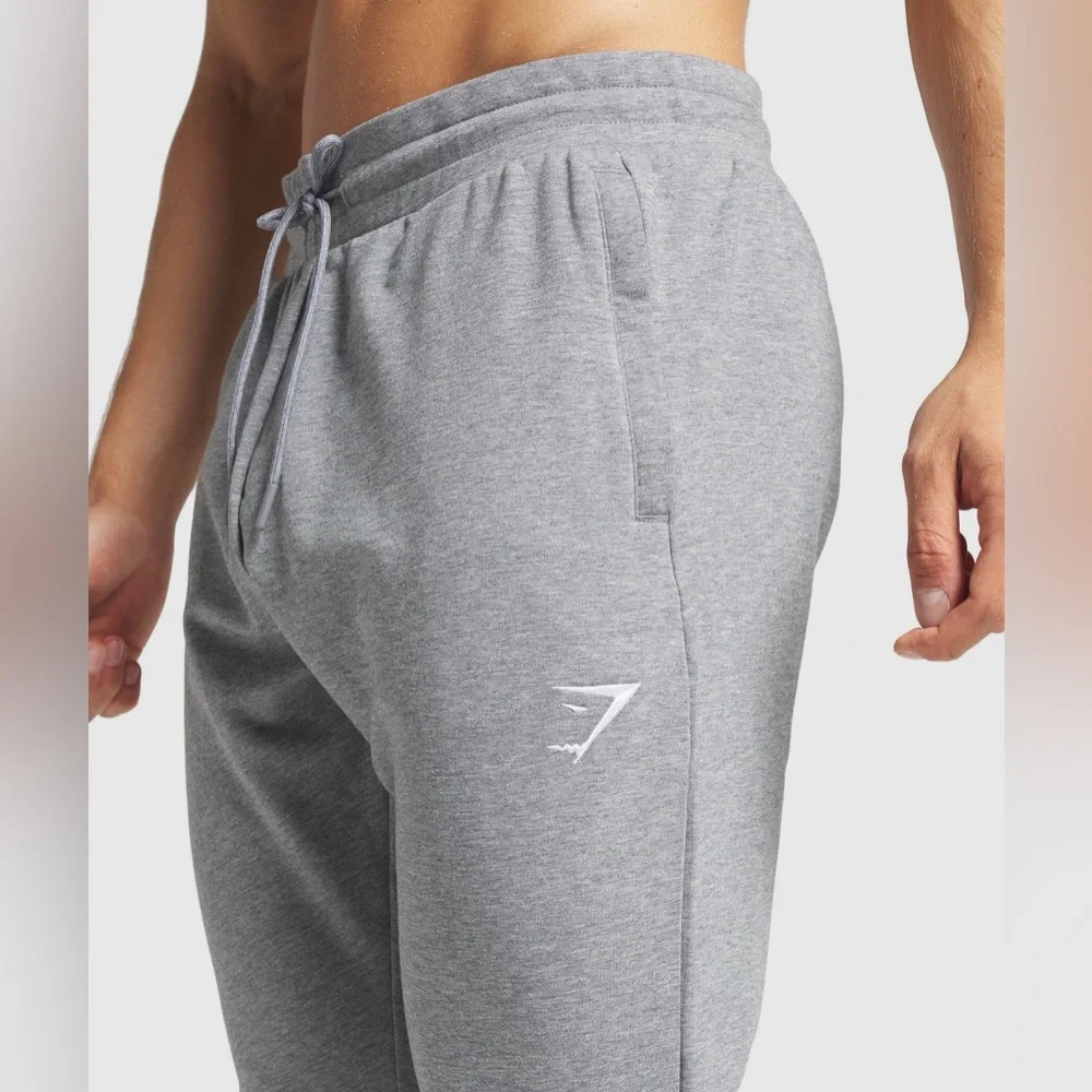 Gymshark Critical Zip Joggers in Charcoal Marl
